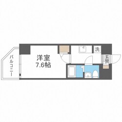 エグゼ難波WESTリバーの物件間取画像